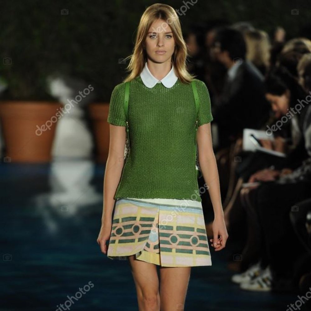 **SOLD**  TORY BURCH Tessa Sweater Green XS, 0, $398